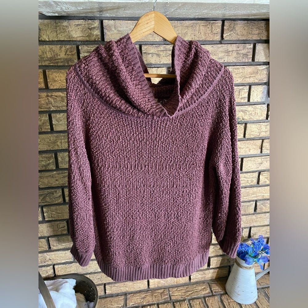 Easel cowl neck sweater